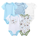 2023 5PCS Baby Girl Clothes Cotton Bodysuits