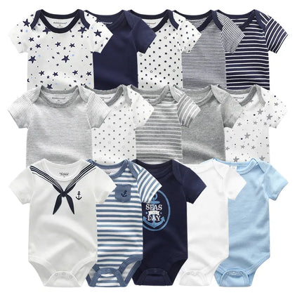 2023 5PCS Baby Girl Clothes Cotton Bodysuits