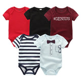 2023 5PCS Baby Girl Clothes Cotton Bodysuits