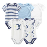 2023 5PCS Baby Girl Clothes Cotton Bodysuits