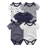 2023 5PCS Baby Girl Clothes Cotton Bodysuits