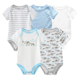 2023 5PCS Baby Girl Clothes Cotton Bodysuits