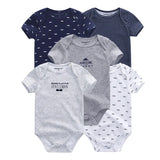 2023 5PCS Baby Girl Clothes Cotton Bodysuits