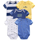 2023 5PCS Baby Girl Clothes Cotton Bodysuits