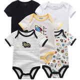 2023 5PCS Baby Girl Clothes Cotton Bodysuits