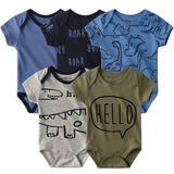 2023 5PCS Baby Girl Clothes Cotton Bodysuits