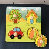 Baby Toys Montessori Wooden Puzzles