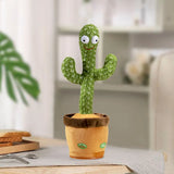 Dancing Cactus Repeat Talking Toy Electronic Plush