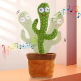 Dancing Cactus Repeat Talking Toy Electronic Plush