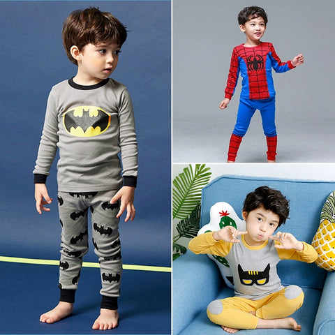 Children's Cotton Superhero Spider-Man Spring and Autumn Underwear