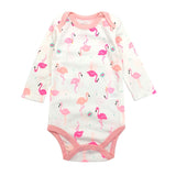 5 Baby Pieces Baby Bodysuits DANROL Long Sleeved Boys Girls Clothing Triangle Newborn Bodysuits Cotton 3-24M Baby's Sets