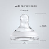 Baby PPSU and Glass Bottle Materials Wide-bore Quick Flush Anti-colic Newborn Milk Training Feeding Accessories Water