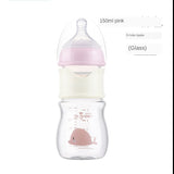 Baby PPSU and Glass Bottle Materials Wide-bore Quick Flush Anti-colic Newborn Milk Training Feeding Accessories Water