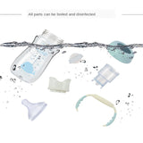 Baby PPSU and Glass Bottle Materials Wide-bore Quick Flush Anti-colic Newborn Milk Training Feeding Accessories Water
