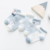 5Pairs/lot 0-2Y Infant Baby Socks Baby Socks