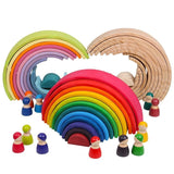 Baby Large Rainbow Stacker Stacking Waldorf Dolls