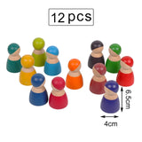 Baby Large Rainbow Stacker Stacking Waldorf Dolls