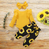 3Pcs Baby Girl Outfit Set Newborn Toddler